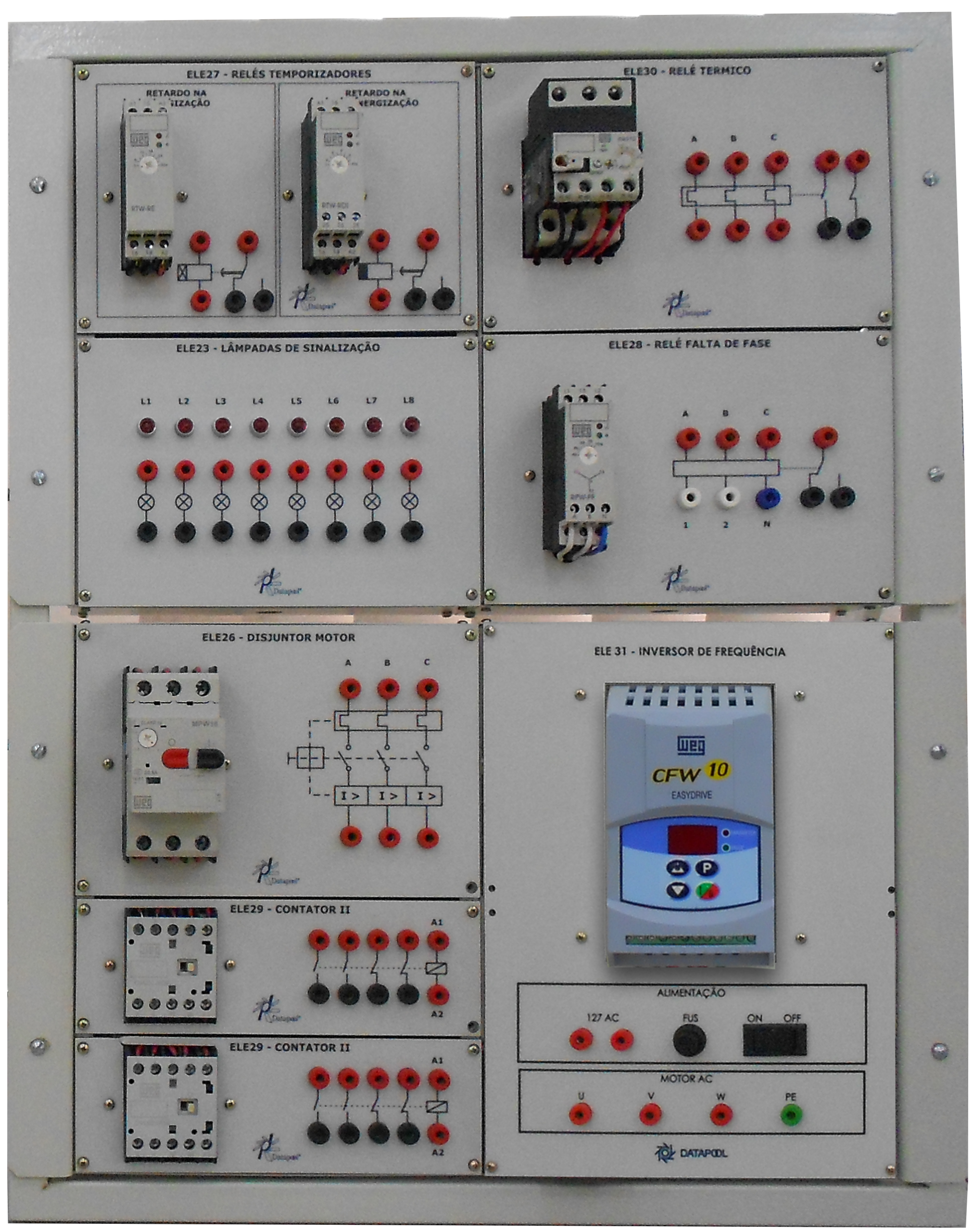 2902I2 - Painel de Instalação Elétrica Industrial com MIT